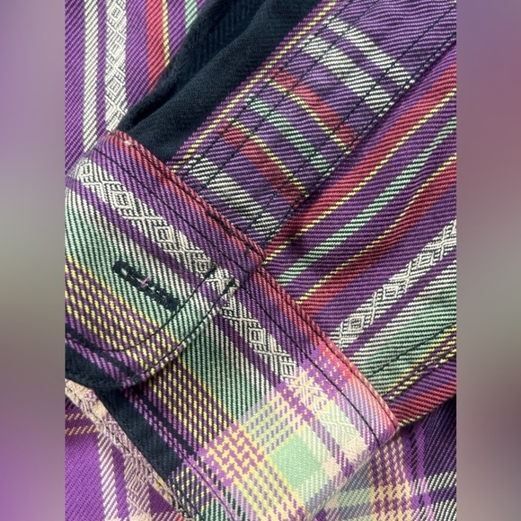 New Without Tags Polo Ralph Lauren Size Large Western Aztec Pearl Snap Shirt - Picture 6 of 13